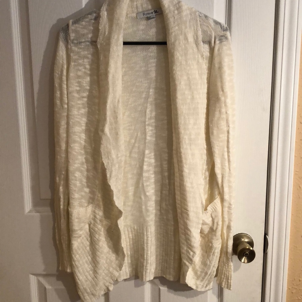 Cream cardigan size S